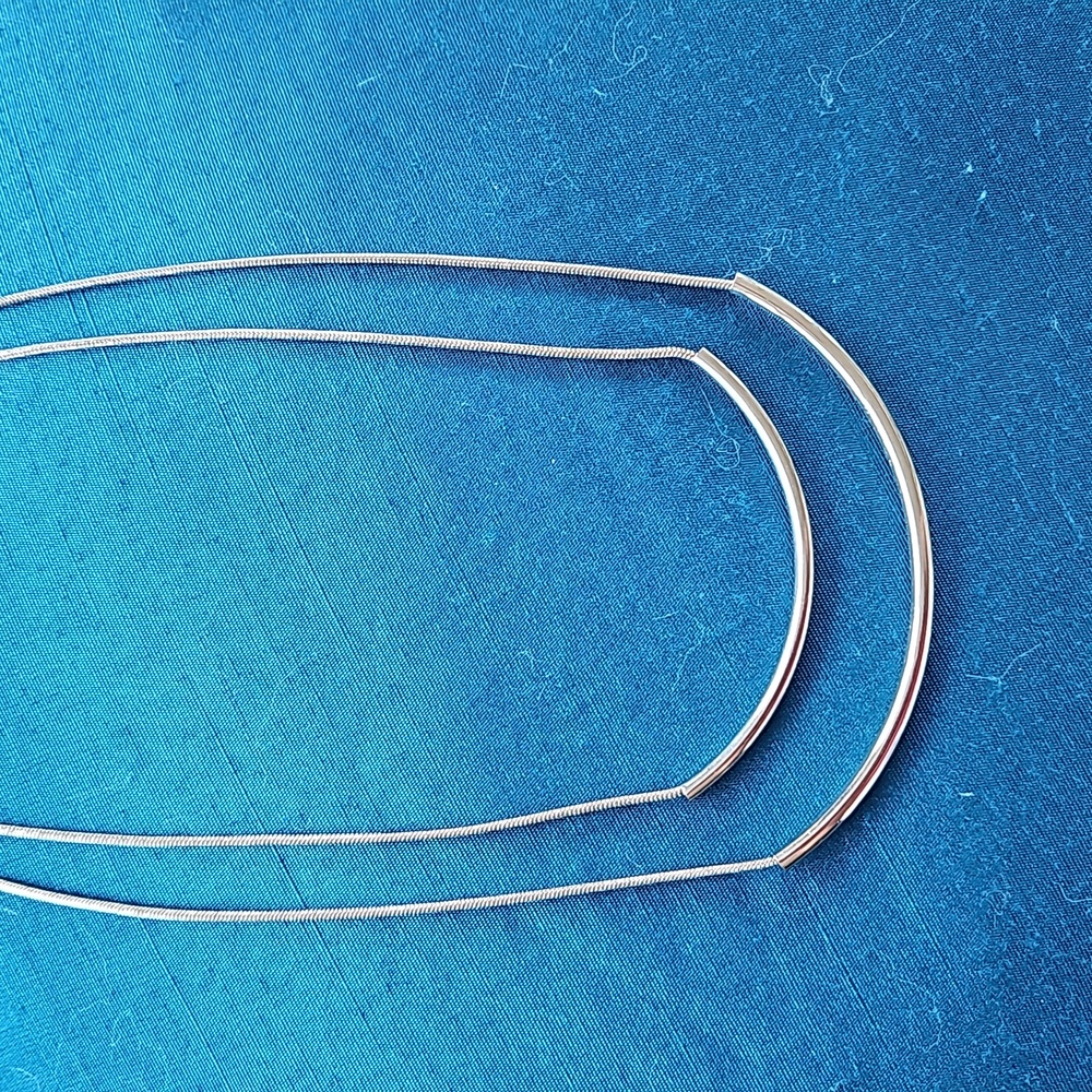 Necklace silver colour - Picture 2 of 3